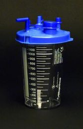 Medi-Vac Suction Canister 1200cc with Locking Lid